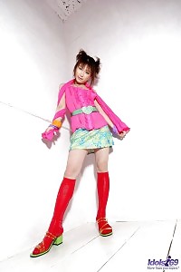 Asian Bombshell In Red Flaunts Her Sensitive Body And A Cunt