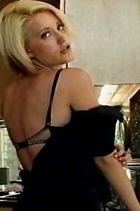 The Blond Peach Attracting Poses, Invitingly Tempting.