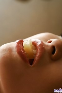 Nice-looking Asian Sexie Is Weared Nice Enough To Munch Pussy Fruit Sunday