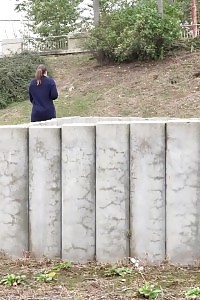 Hot Pee Puddle Is Left After Public Peeing