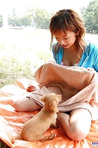 Slim Nao Is A Chick Who Enjoys Flashing Off Her Wonderful Tits And Amazing Ass