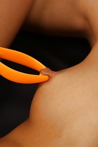 Miky Love Masturbates And Enjoys A Glass Sex Toy