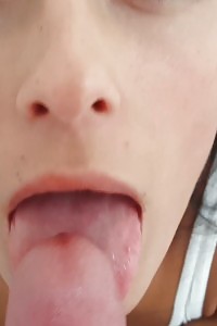 Lexi Dona Gets On Her Knees And Gobbles Dick